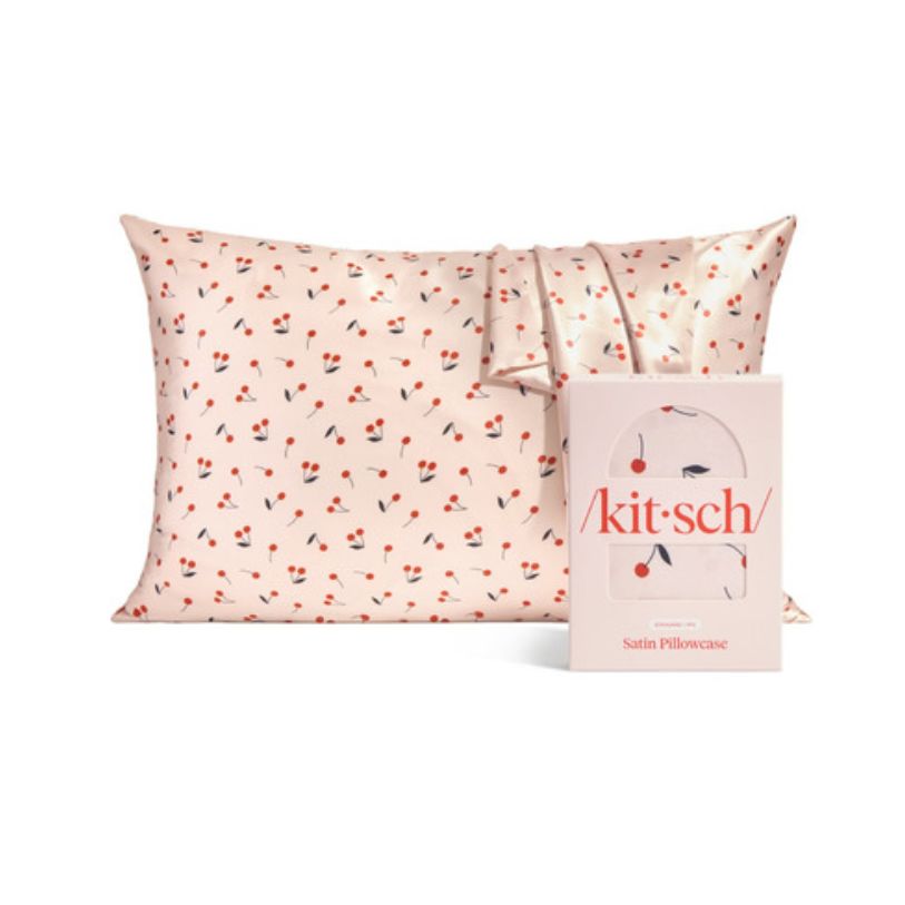 Kitsch Satin Pillowcase Standard Cherry Print