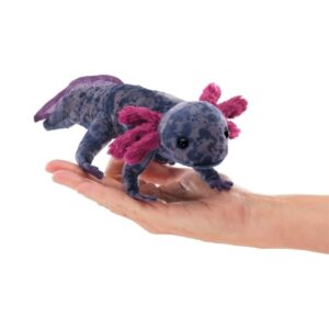 Folkmanis Black Axolotl Finger Puppet