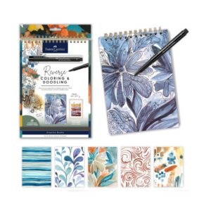 Faber-Castell Reverse Coloring Book & Doodling: Neutrals - Reverse Coloring Book for Adults