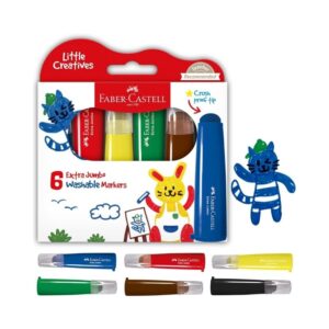 Faber-Castell Little Creatives Extra Jumbo Ultra Washable Markers