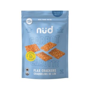 Nud Fud Carrot Flax Crackers