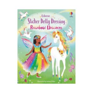 Usborne Sticker Dolly Dressing Rainbow Unicorns