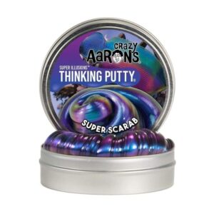 Crazy Aaron's Thinking Putty - Super Scarab - Multi-Color Sensory Putty for Kids and Grown ups in a 4" Tin