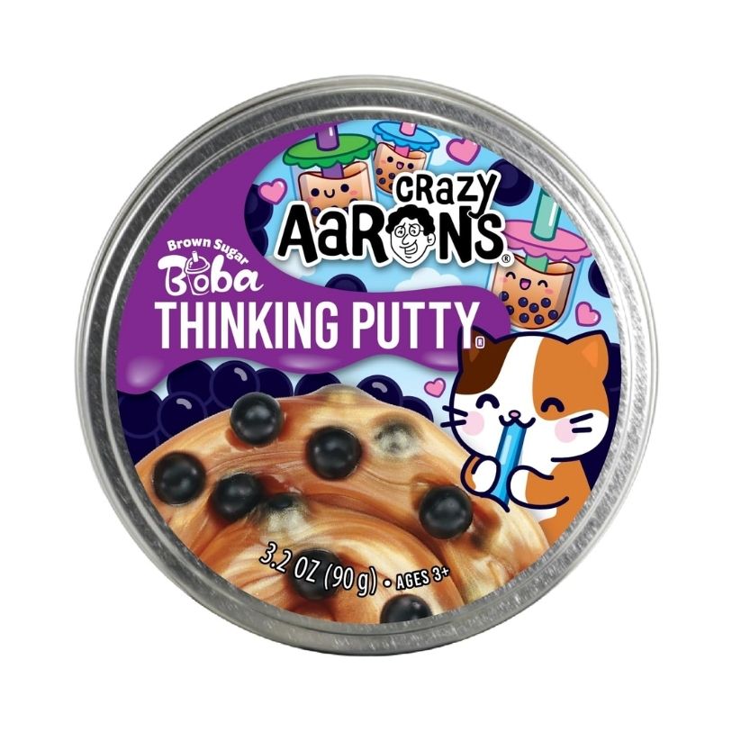 Crazy Aaron's Thinking Putty® - Brown Sugar Boba - Sensory Putty for Kids and Grown ups
