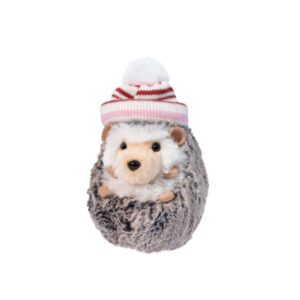 Douglas Spunky Hedgehog with Winter Hat