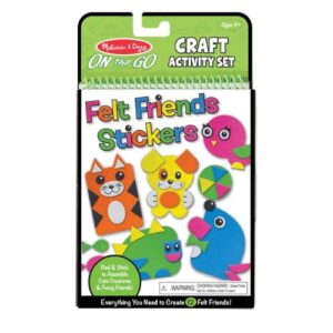 Melissa & Doug On the Go Felt Friends Craft Activity Set
