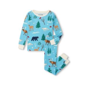 Hatley Little Blue House Kids Pajama Set Winter Wonderland