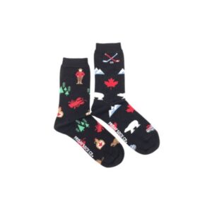 Friday Sock Co. Women's Canada Icons Socks Black