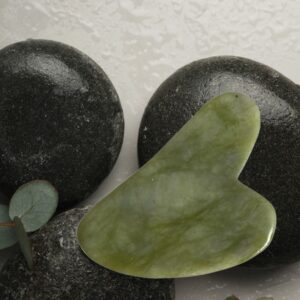 Jade Gua Sha Stone - Heart Shape