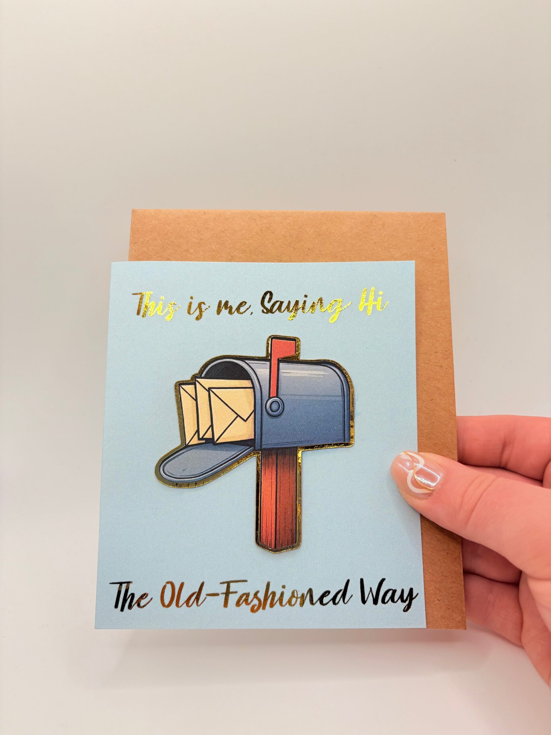 Nestled Notes This Is Me Saying Hi The Old-Fashioned Way