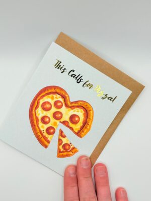 Nestled Notes This Calls for Pizza! – Celebration Greeting Card