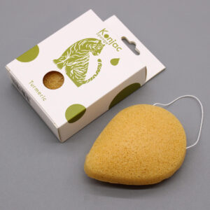Teardrop Konjac Sponge - Turmeric
