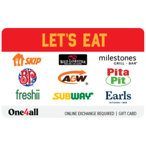 Let's Eat eGift Card from One4all