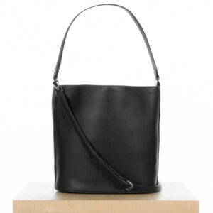 ela Mia Bucket Bag - Black Pebble