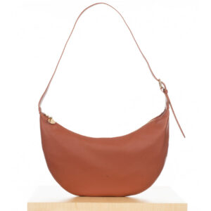 ela Slouchy Crossbody Bag - Walnut Pebble