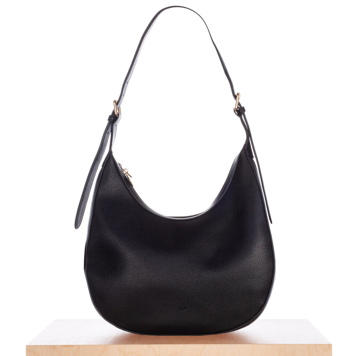 ela Hobo Bag – Black Pebble